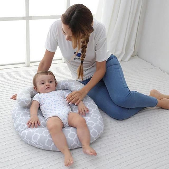 Cotton Baby Stereotypes Pillow Infant Newborn Anti-rollover Positioning Pad-2375 2