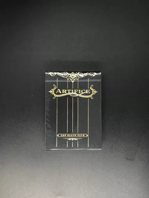 Ellusionist Black Club Gold Artifice Playing Cards