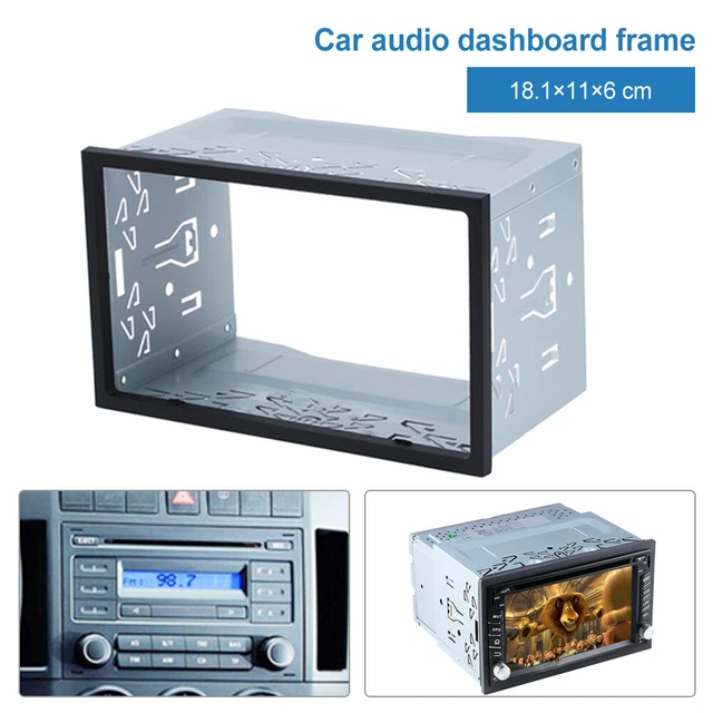 Metal Fascia Mounting Dash Kit for 2DIN Car Radio DVD Stereo Installation Frame