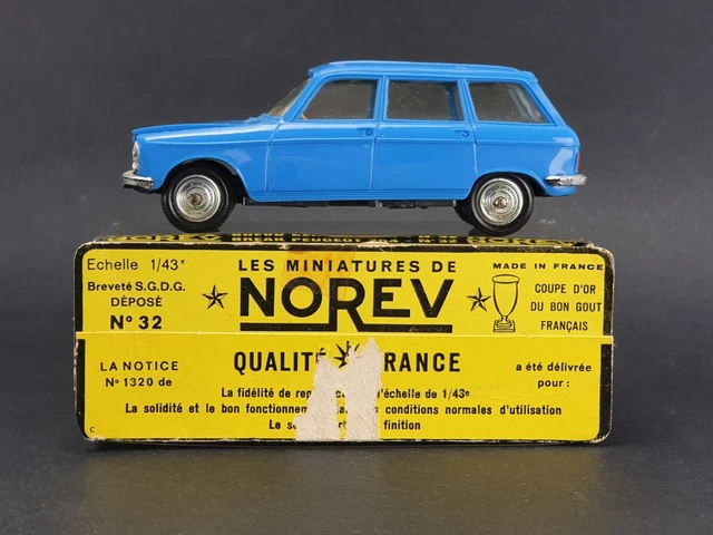Boîte Vide Norev – Peugeot 204 Break, Série Promotion Plastigam N°32
