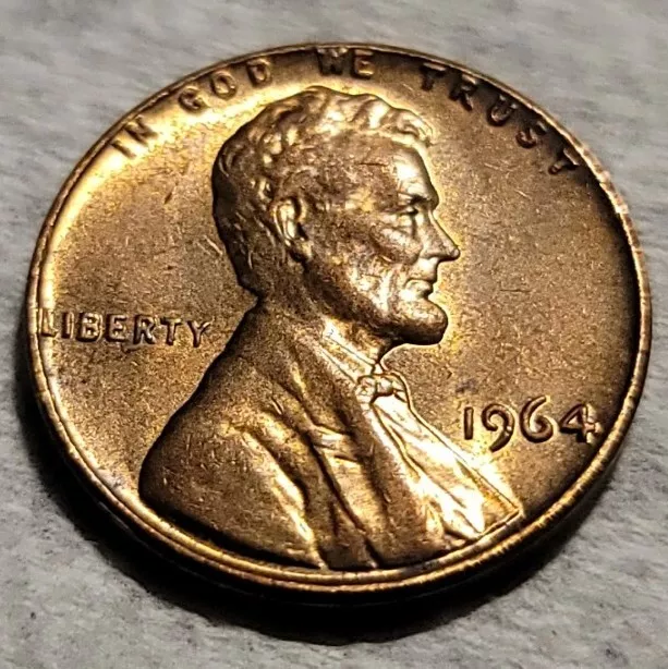 1964 P Lincoln Memorial Cent Penny🌟Double Die Obverse & Reverse🌟 #68