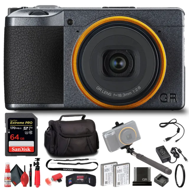 Ricoh GR III Digital Camera Street Edition with Deluxe Accessory Kit