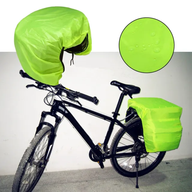 Housse de pluie étanche fiable pour sac panier vélo durable et résistant
