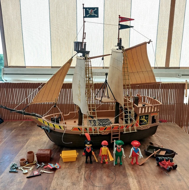 PLAYMOBIL 3550 3750 3053 Barco Pirata Vintage Coleccionista Famobil PLAYMOBIL 3550 3750 3053 Barco Pirata Vintage Coleccionista Famobil