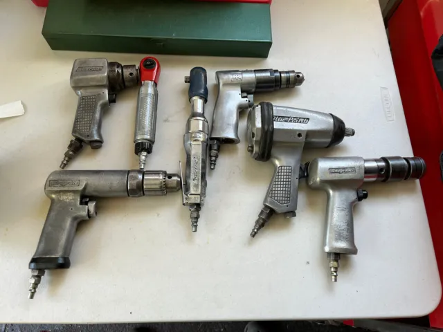 Snap On/Blue Point Air Tools Lot (7) Tested And working