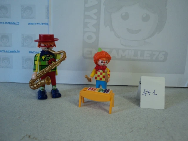 Playmobil Vintage 3477 - Set Cirque Avec Roulotte Et Clowns - 1982 - Boîte D'origine