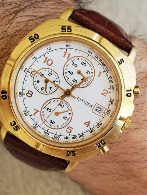 Montre Vintage Citizen Quartz Pour Homme - Modèle Rétro, Occasion, Mouvement à Quartz
