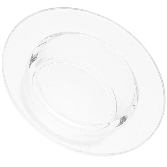 2 Plats En Verre Transparent Pour Chauffe-Cire / Diffuseur Huile - Résistants à La Chaleur, Faciles à Nettoyer, Élégants - 14