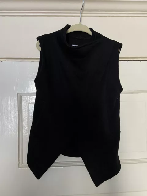Nununu Avante Guard Style Vest Toddler Size 2-3 Black