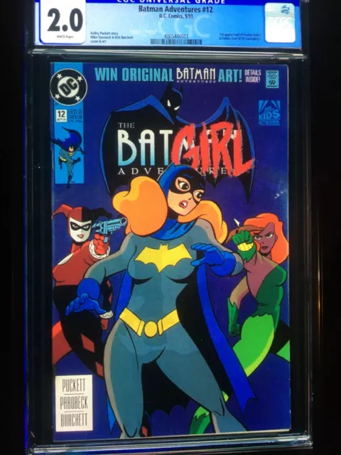 Batman Adventures #12 CGC 2.0 White Pages 1st Appearance Harley Quinn Newsstand