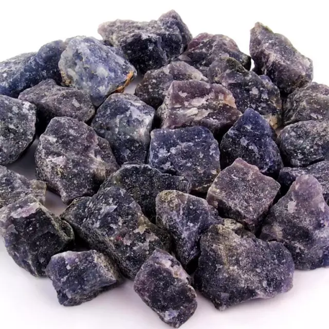 Iolith ( Cordierit )  Edelsteine roh Ø ca. 30 - 45 mm Wassersteine AA - Qualität
