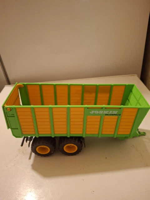 Tracteur agricole - LEANTOYS - Tracteur vert avec remorque - Plastique durable - Pour enfants à