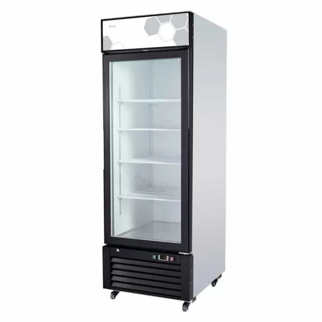 Migali C-23FM-HC 27" One Section Glass Door Freezer Merchandiser in White, 23...