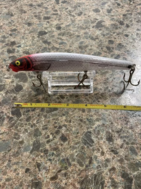 BOMBER 16A MAGNUM Long A Jerkbait, Red/Black/Silver/White Fishing Lure FREE  SHIP $14.90 - PicClick
