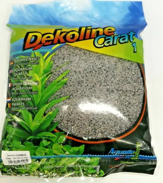 Aquatic Nature DEKOLINE Carat 1 Aquariensand, Bodengrund, Cosmos, 5kg