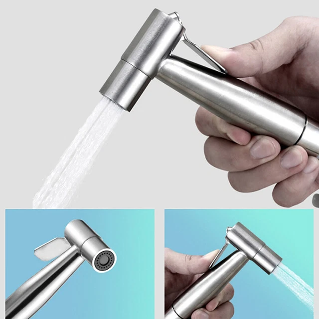304 stainless steel spray gun toilet spray gun suit pressurized water gun was#w#