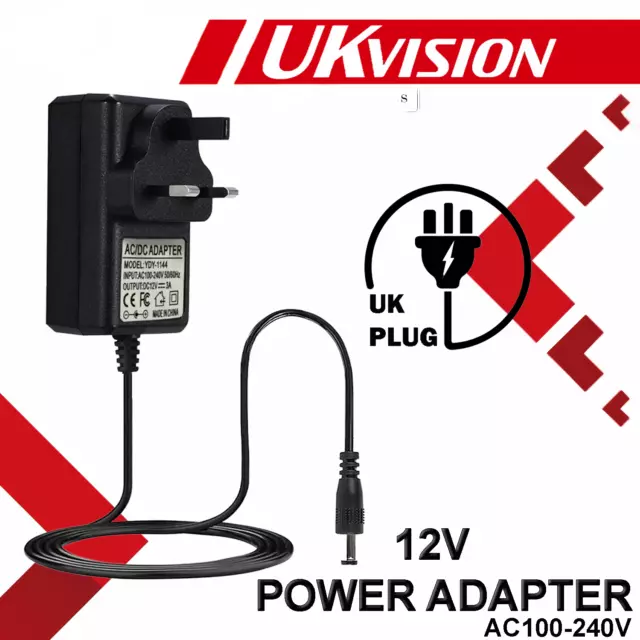 12v  UK Power Supply Charger adapter For Boots No. 7 illuminated make-up mirror