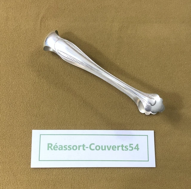 PINCE GLAÇON SUCRE Dampierre 13 Cm Ercuis Bel État Métal Argenté . EUR
