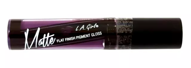 L.A. Girl Matte Pigment Lip Gloss #GLG846 BLACK CURRANT 0.17 OZ