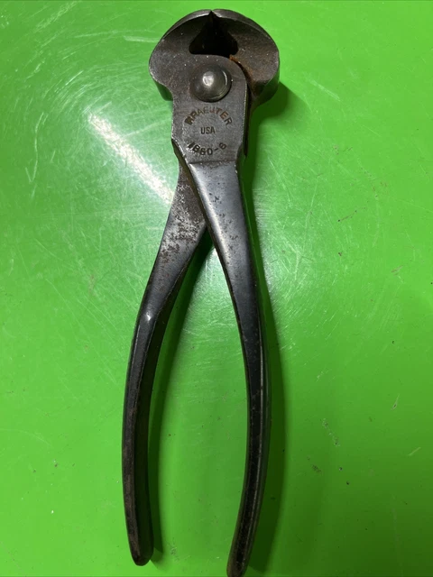 Vintage KRAEUTER No. 1850-6 End Cutter Wire Nipper Pliers Made in USA