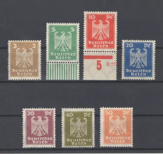 DR: NEUER REICHSADLER, MiNr. 355 - 361 ** POSTFRISCH, MICHEL 350,- EURO