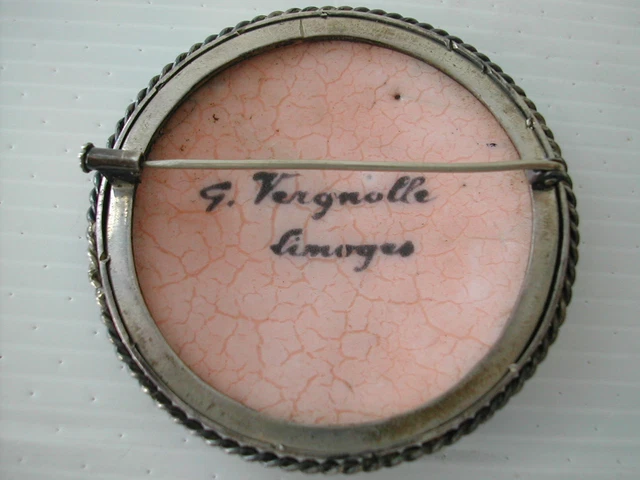 Broche Ancienne Fantaisie Lettre G Dorée - Env. 1 Cm - Occasion