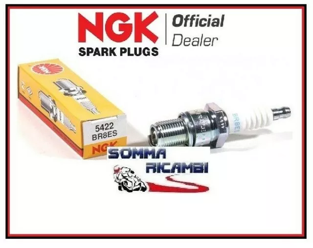 CANDELA ORIGINALE NGK BR8ES Aprilia Scarabeo 2T - 100 cc - 2000