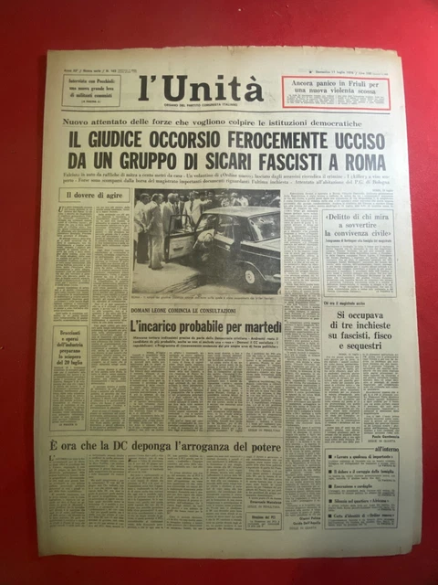 Gazzetta Dello Sport 21 Mai 1977 – Maertens, Moser, Panatta, Zugarelli, Rivera – Original