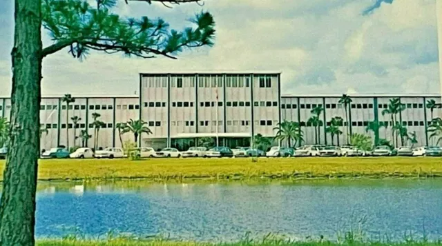 Vintage Photo Kennedy Space Center Headquarter Building