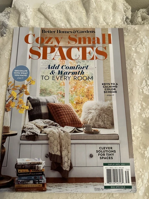 COZY SMALL SPACES | Better Homes & Gardens | 2020 Solutions for Tiny ...