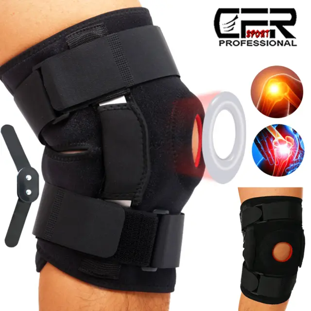 CFR Hinged Knee Guard Arthritis Support Brace Strap Wrap Support Stabilizer HG