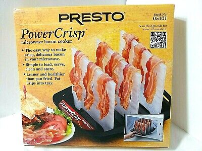 presto 05100 powercrisp microwave bacon cooker