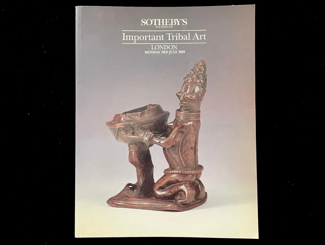 Sotheby's Important Tribal Art London July 1989 Dayak Maori Benin Bronze  Kota