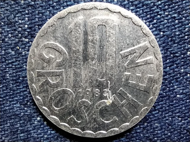 Austria 10 Groschen Coin 1983