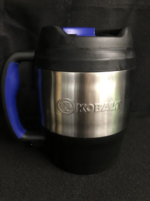 Kobalt Tools Big Bubba Insulated Mug 52 Oz Travel Coffee Black Keg Shape Inzone