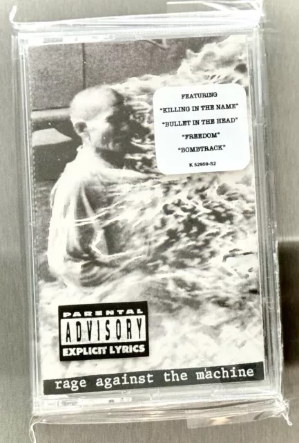 RAGE AGAINST THE MACHINE -DEBUT Cassette ©1992 EPIC (like AMG) w/HYPE NOS SEALED