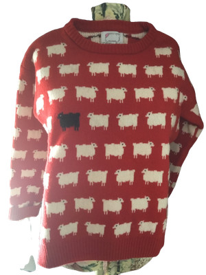 sheep sweater zara blue