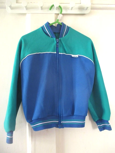 Giacca tuta blu vintage anni '80, logo Mothercare età 4-5 anni, altezza 110 cm