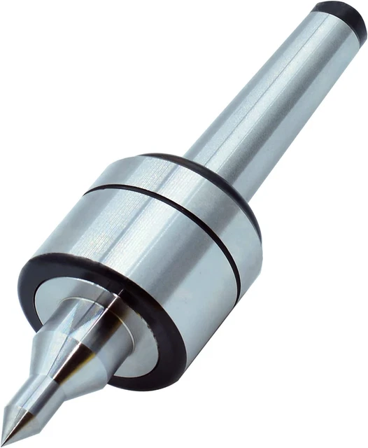 MT3 60° Live Revolving Center Carbon Steel High Accuracy 0.000197" Lathes CNC To