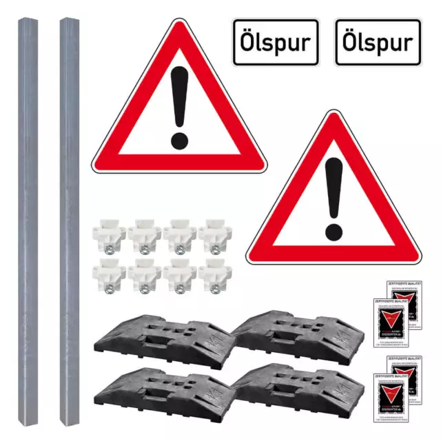 Schilder-2er-Set 'Achtung Ölspur' mit VZ 101 und VZ 1007-30, RA1, 22-teilig