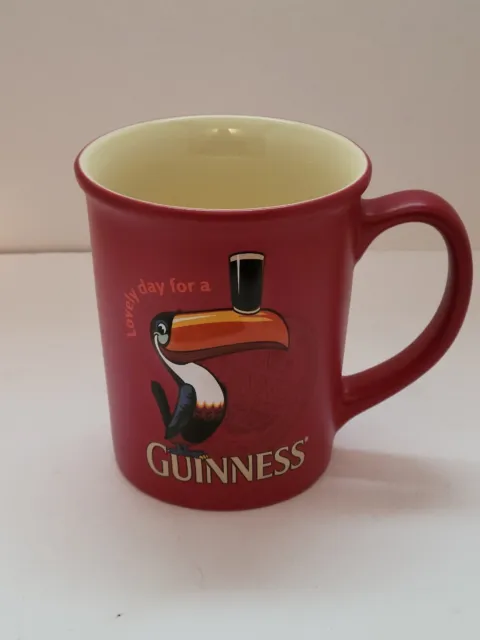 Guinness Toucan Coffee Mug Red Cup Lovely Day For A Guinness Beer
