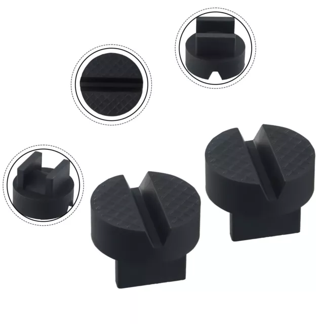 Axle Support Block 2Pcs 3 Ton Black Frame Handle Rubber Split Pinch 3