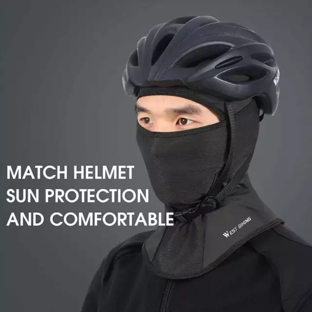 WEST BIKING SUMMER Cool Balaclava Hat Breathable Cycling Cap Outdoor ...