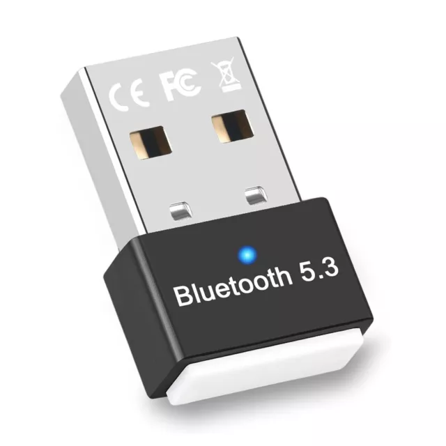 USB Bluetooth 5.3 Adapter Transmitter Receiver Dongle Wireless Adapter Plug&Play