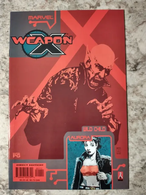 Weapon X The Draft Wildchild #1 1st Print 2002 VF/NM Marvel Comics