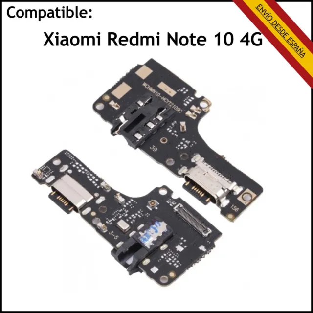 Placa De Carga Para Xiaomi Redmi Note 10 4G / 10S Conector Usb C Puerto Modulo