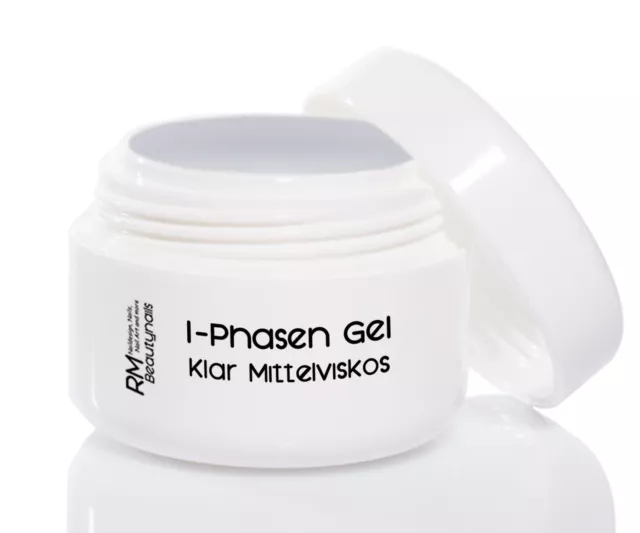 5ml 1-Phasen UV Gel klar Allround All in One Nagelgel Haftgel Aufbaugel Glanzgel