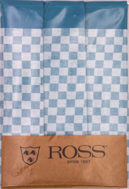 Ross 3er Pack Baumwollgeschirrtücher 45 x 65 cm Küchentücher Trockentücher