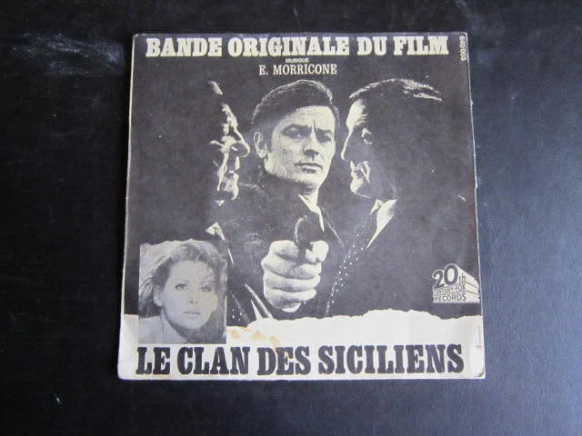 45 tours vinyle  Ennio Morricone BO film Le clan des siciliens