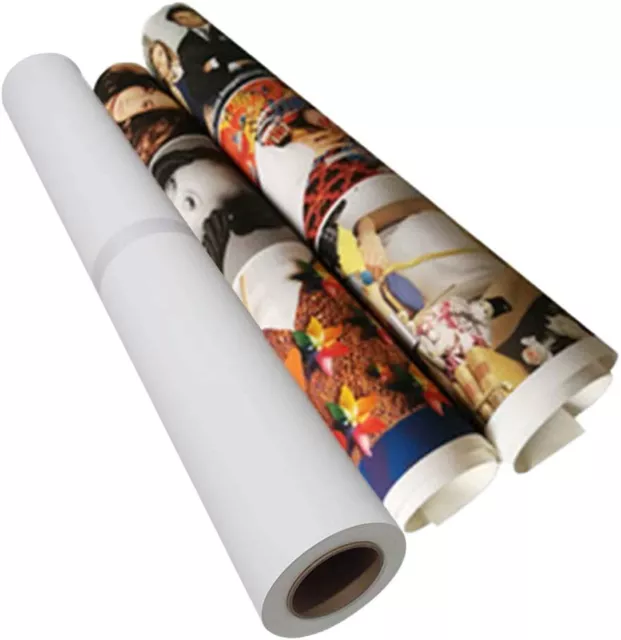 Rollo de lona de poliéster inyección de tinta rollo de plotter papel de plotter papel fotográfico 240g/m2